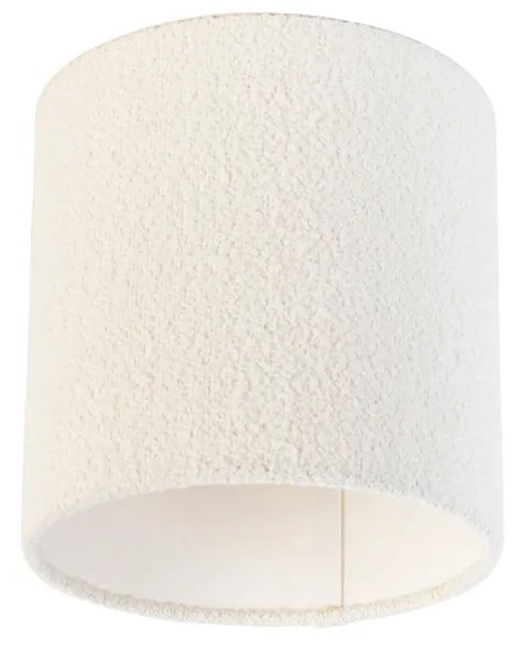 Tienidlo na lampu Bouclé biele 20/20/20