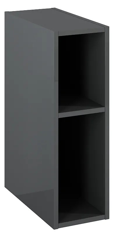 Elita Look 20 Duo, policová skrinka 20x45x64 cm PDW, antracitová lesklá, ELT-167102