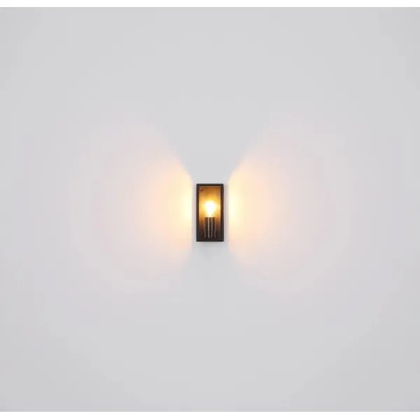 Globo 31982S - Vonkajšie nástenné svietidlo LOGANA 1xE27/60W/230V IP44 čierna