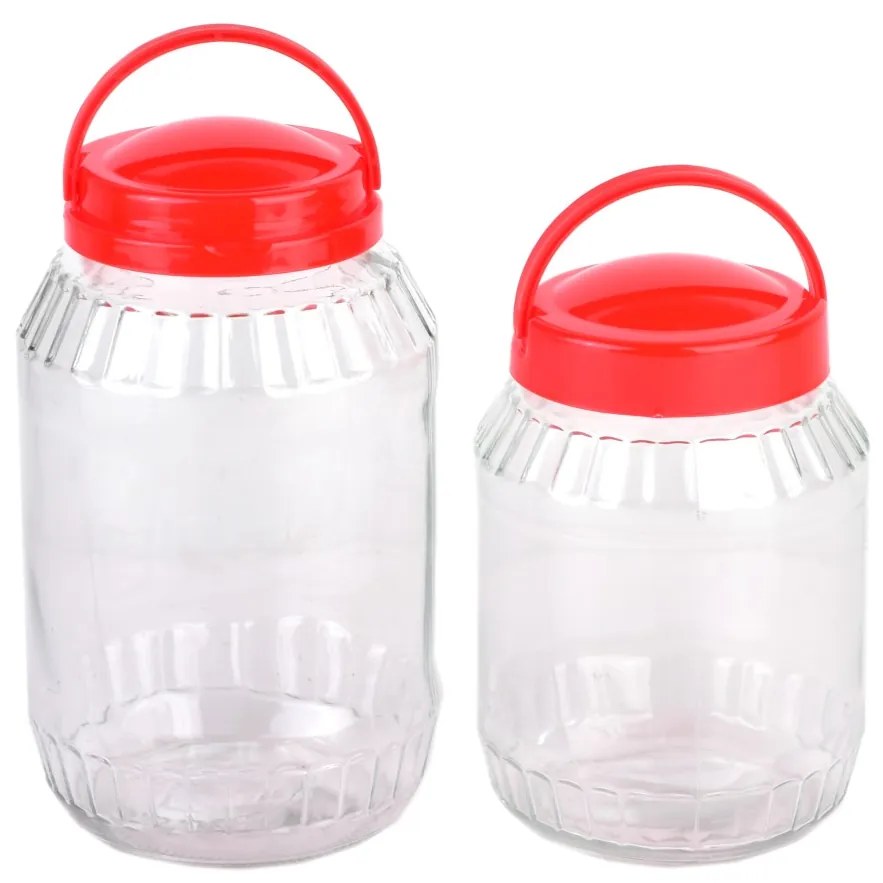 Sklenená dóza s viečkom MOLDI 2,0 l