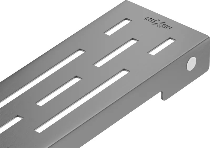 Mexen Flat M01 krytka žľabu 80 cm, brúsený grafit, 1E20080