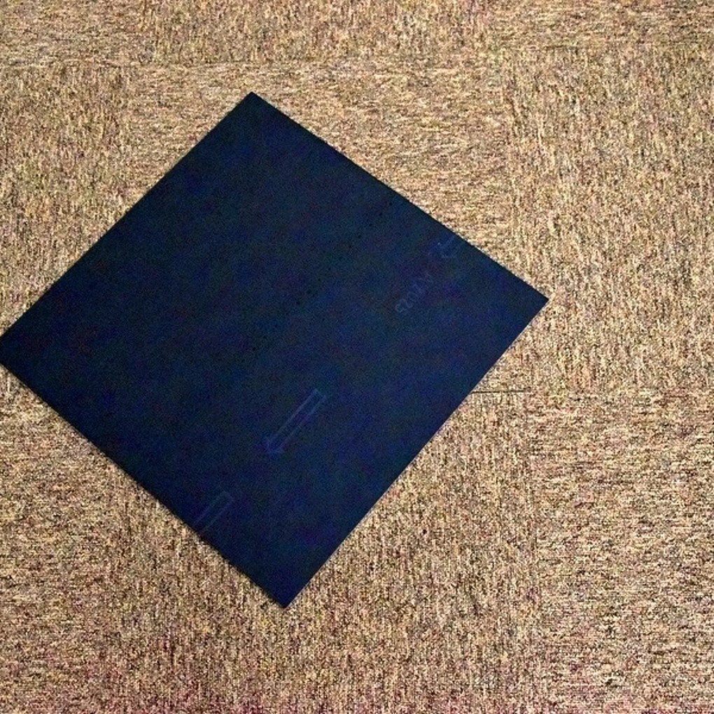AKCIA: 50x50 cm Kobercový štvorec Coral 58309 Bitumen hnedý 50 x 50 cm, chodba / predsieň, Tapibel