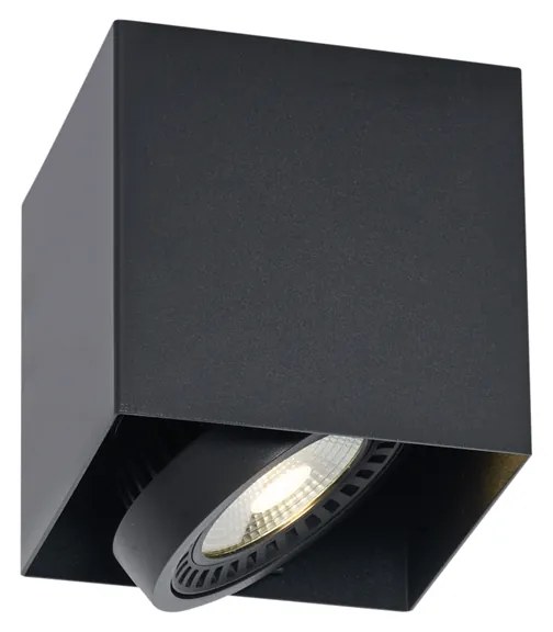 Moderné prisadené bodové svietidlo čierne vrátane LED stmievateľné - Dionysos