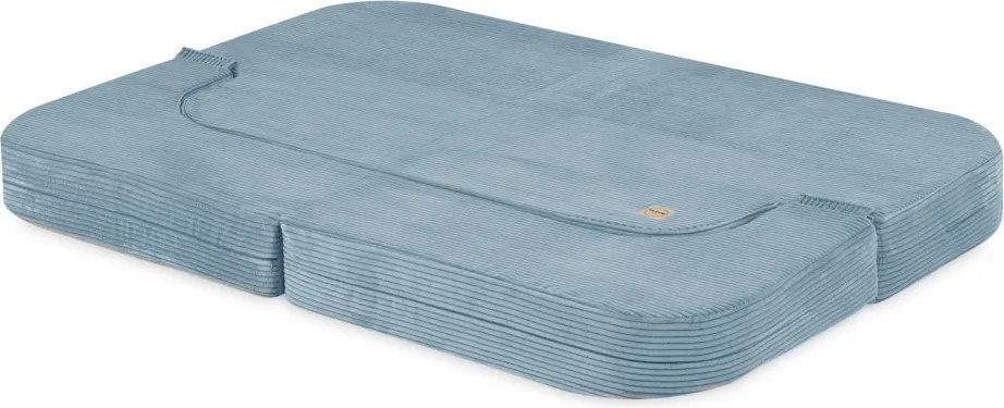 Rozkladacia detská pohovka  - modrá, prémiový menčester