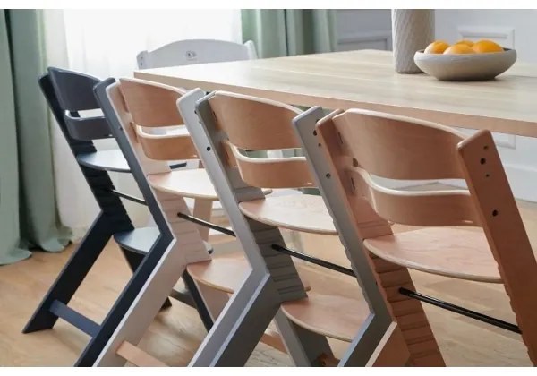 KINDERKRAFT - Detská jedálenská stolička ENOCK biela