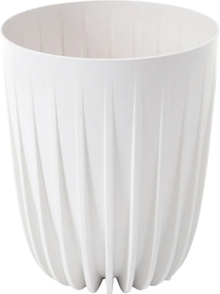 Kvetináč MIRA 250 mm, biely*9072