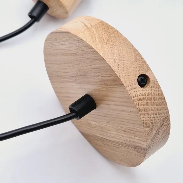 Brilagi - Luster na lanku WOODY BASKET 1xE27/60W/230V dub