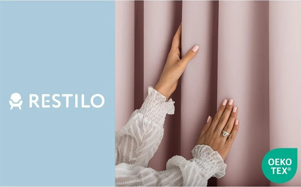 Staroružový dimout záves 140x250 cm Carli Tie – Restilo