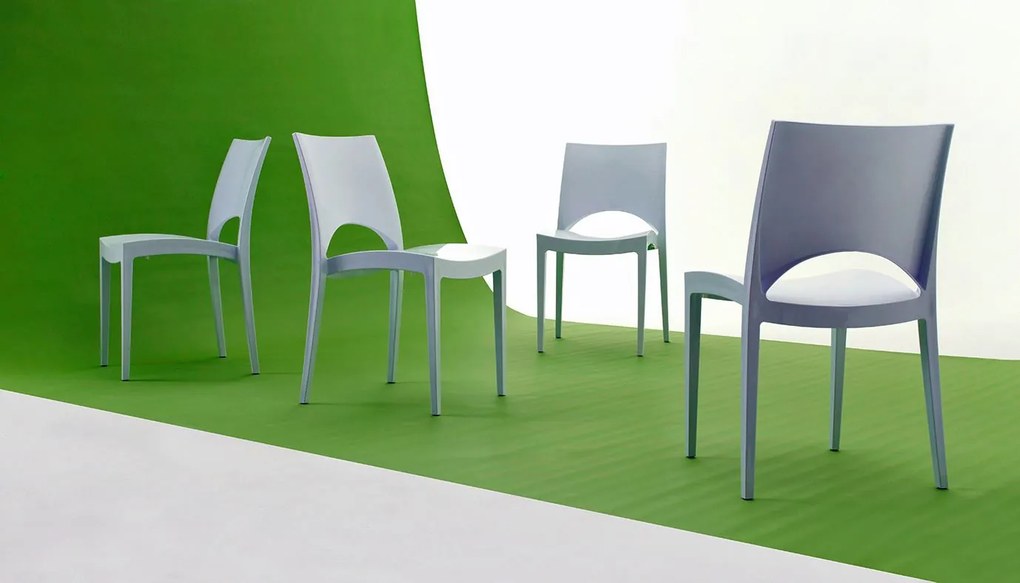 Stima Plastová stolička PARIS Vyberte odtieň ->: Verde - zelená