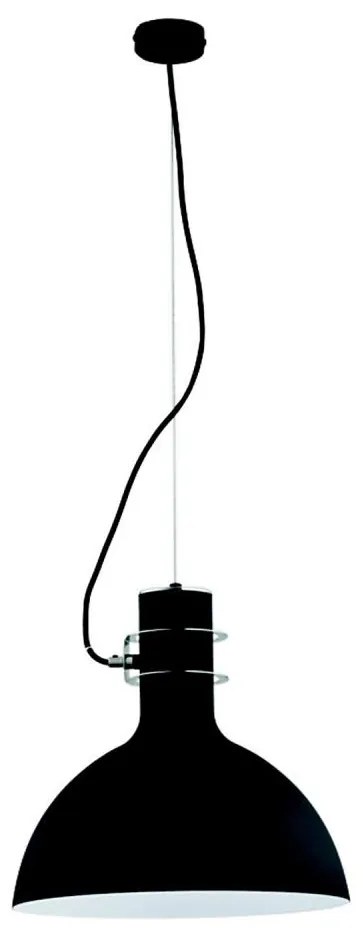 Luster na lanku ZINE 1xE27/15W/230V čierna