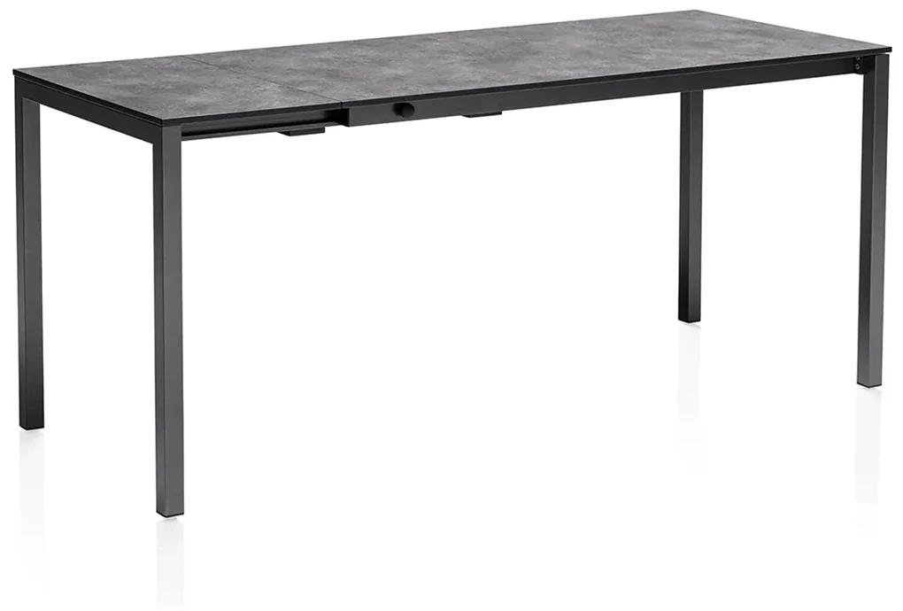 HPL rozťahovací stôl antracit 140/210x70 cm
