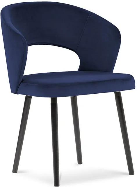 WINDSOR & CO Zamatová stolička Elpis dĺžka 55 × šírka 56 × výška 80 cm