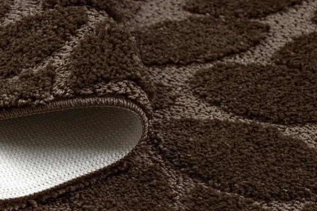 Kúpeľňový koberček SUPREME LINES kamienky, hnedý