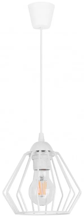 Loft jednoduchá kovová závesná lampa Edison
