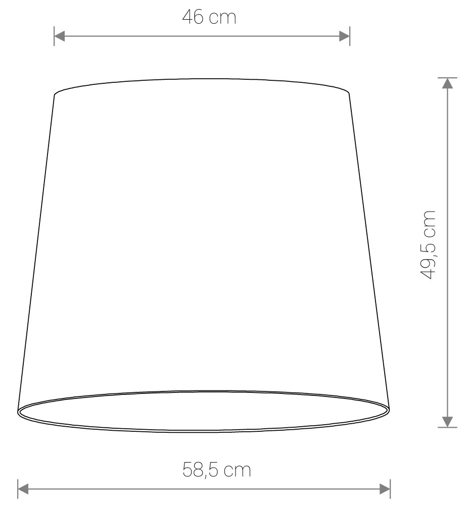 Nowodvorski Tienidlo CAMELEON CONE L GY 8407