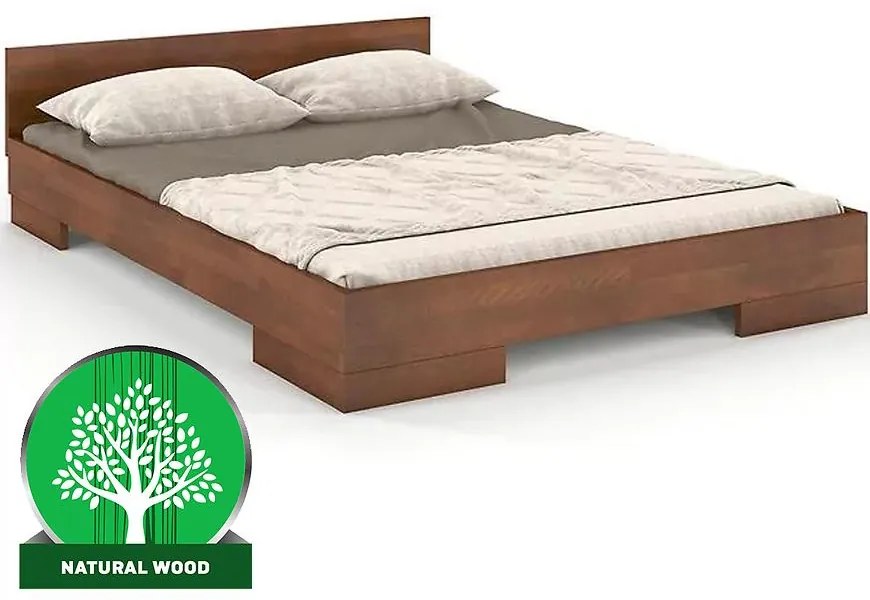Posteľ drevené  buk Skandica Spectrum Nízka 120x200 orech