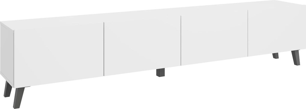 XXXLutz NÍZKA KOMODA, biela, 190/40/32 cm P & B - TV nábytok - 002778008101