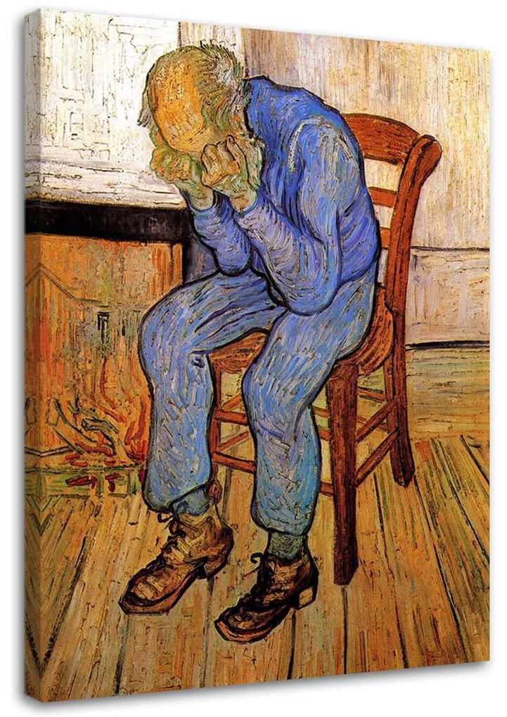 Gario Obraz na plátne Starý muž v smútku - Vincent van Gogh reprodukcie Rozmery: 70 x 100 cm