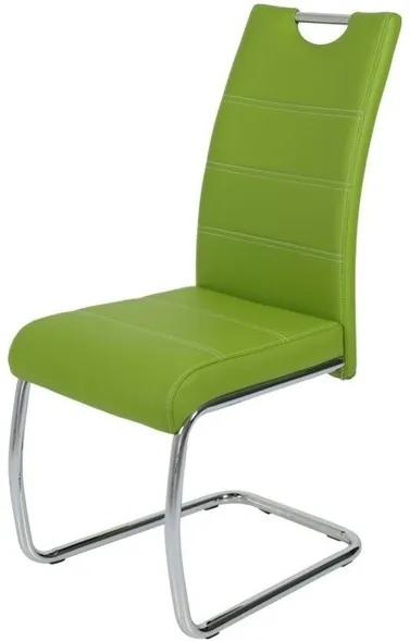 Sconto Jedálenská stolička FLORA S zelená