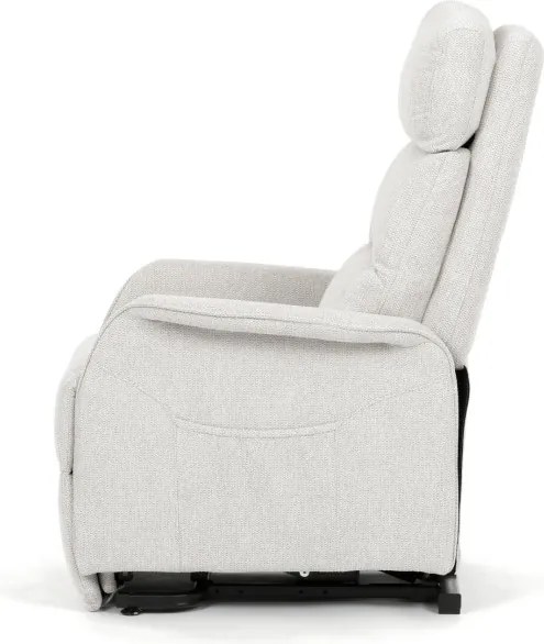 Polohovacie kreslo béžové, elektrické TV-L8960 CRM2