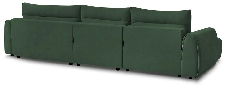 Tmavozelená rohová pohovka Aden – Bobochic Paris