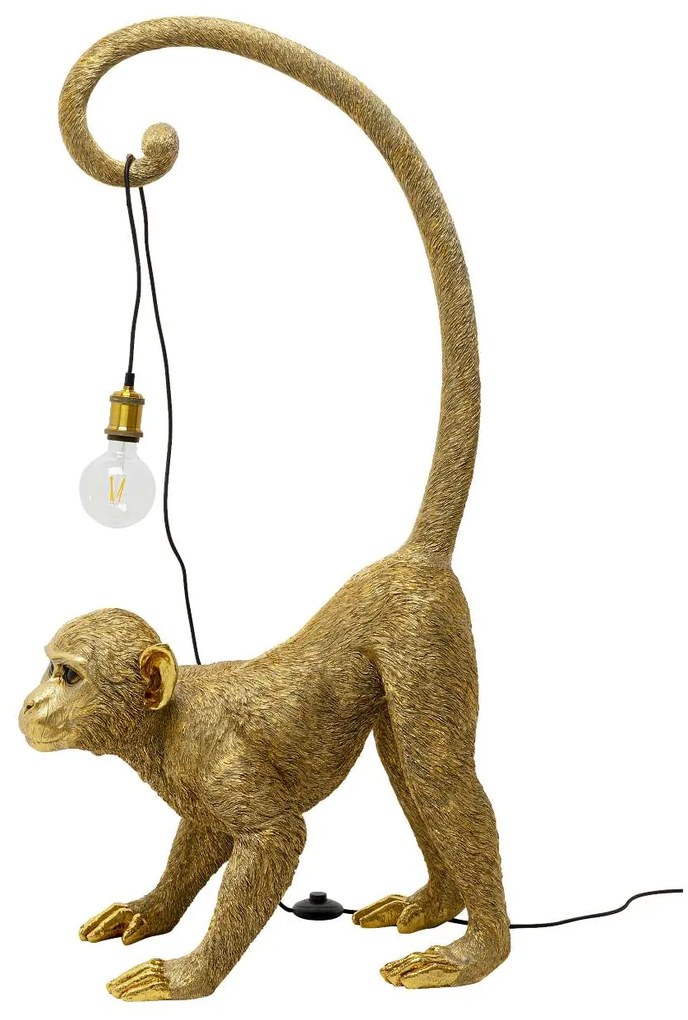 Monkey Dance stolová lampa zlatá 120 cm