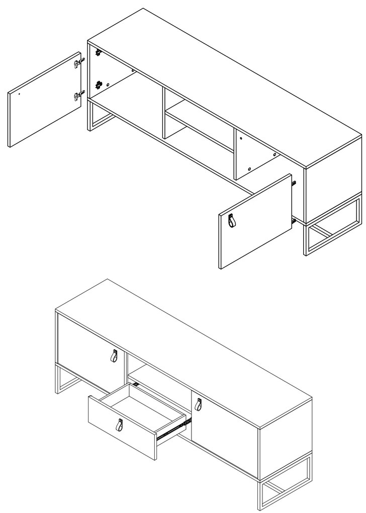 TV stolík Tajga 153cm