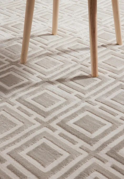 Koberec Elle Decoration Perles Howlite krémový