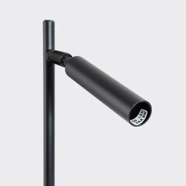 Sollux SL.1469 - Stolná lampa PASTELO 1xG9/8W/230V čierna