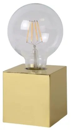 Lucide 20500/05/01 - LED stolná lampa CUBICO 1xE27/5W/230V mosadz
