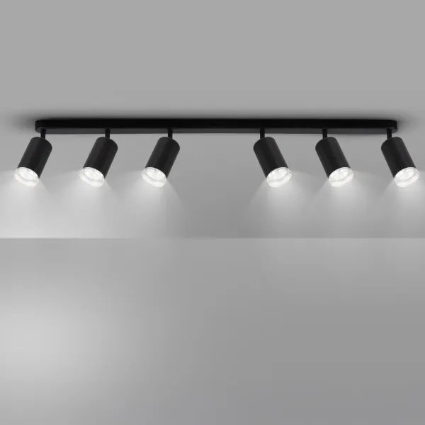 Brilagi - Kúpeľňové bodové svietidlo SELE 6xGU10/30W/230V IP44 čierna