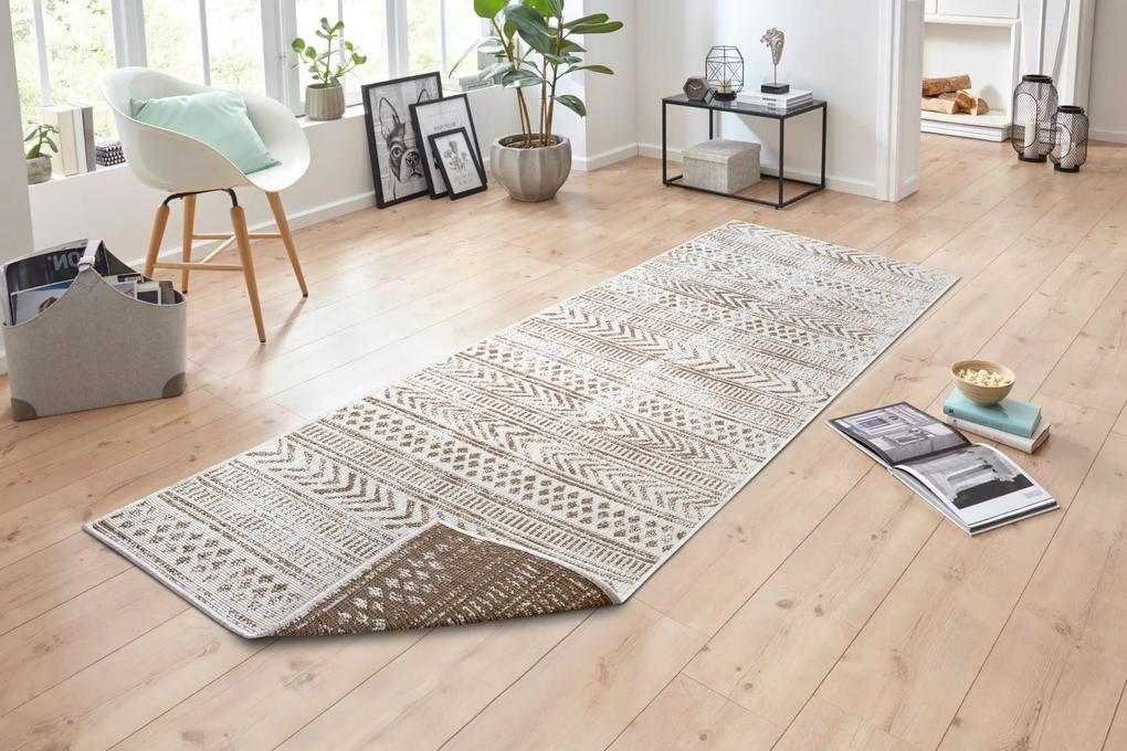 NORTHRUGS - Hanse Home koberce Kusový koberec Twin Supreme 105416 Biri Linen – na von aj na doma - 120x170 cm