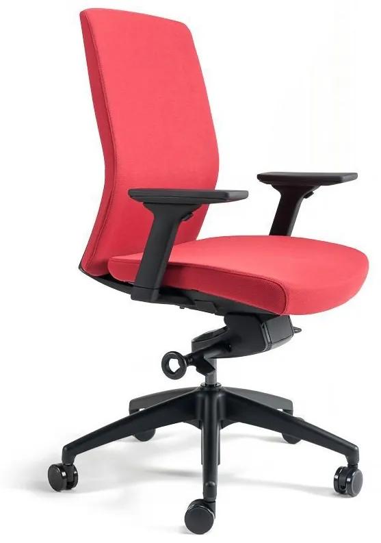Kancelárska ergonomická stolička BESTUHL J2 BP — viac farieb, bez podhlavníka Červená 202