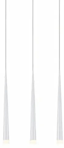 Minimalistické svietidlo Stylo 3 biele