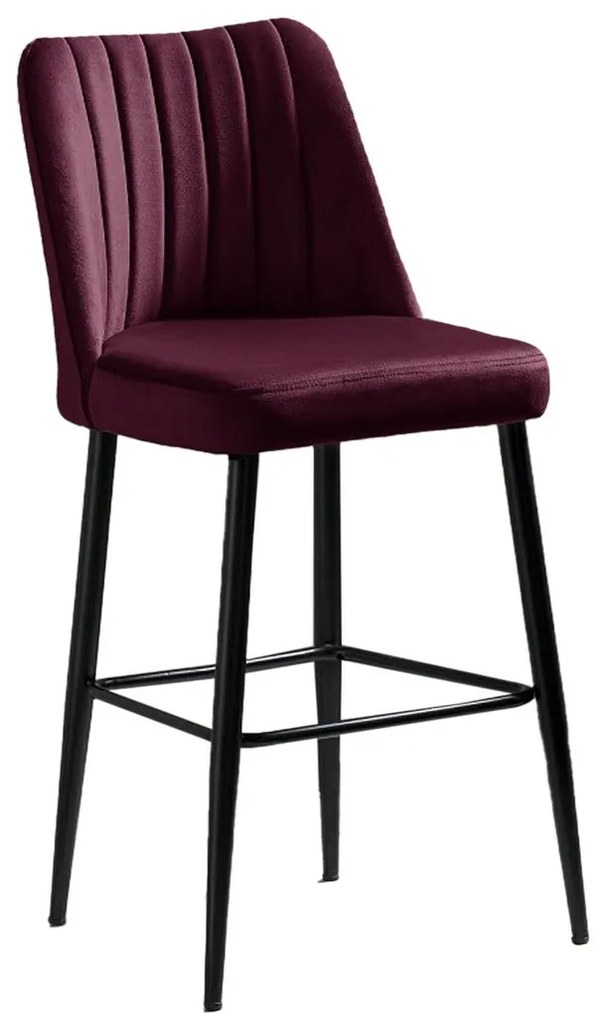 Sada barových stoličiek Vento Claret Red, 2 ks, 2 ks