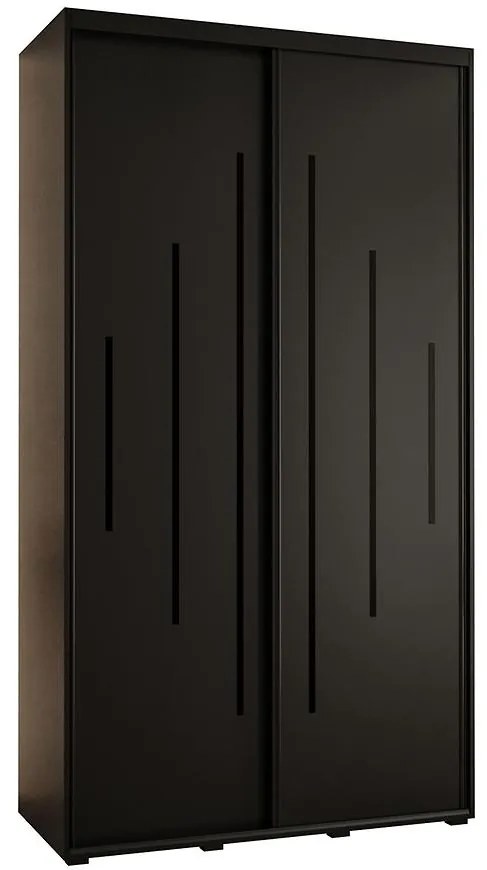 Skriňa 45 Canaris 12 130 čierna/čierna