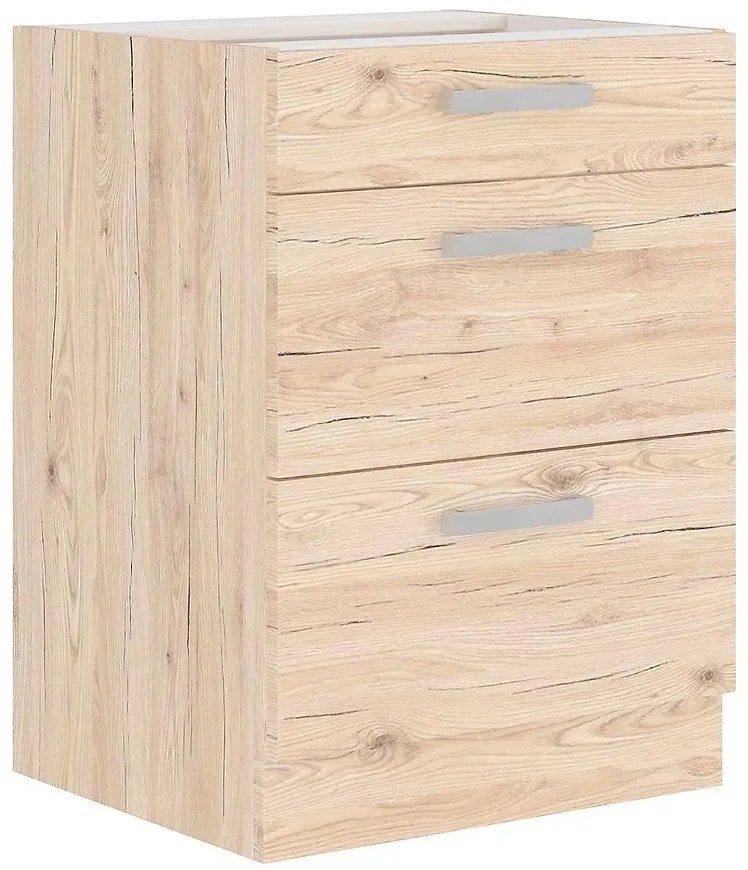 Skrinka do kuchyne KAROLINA BORDEAUX 60D 3S BB