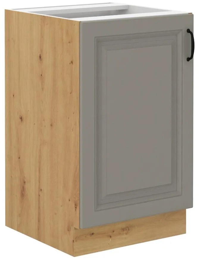 Kuchynská skrinka Stilo claygrey/artisan 50zl 1f bb