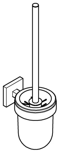 GROHE 40977DC0 - Súprava na čistenie WC START CUBE nerez