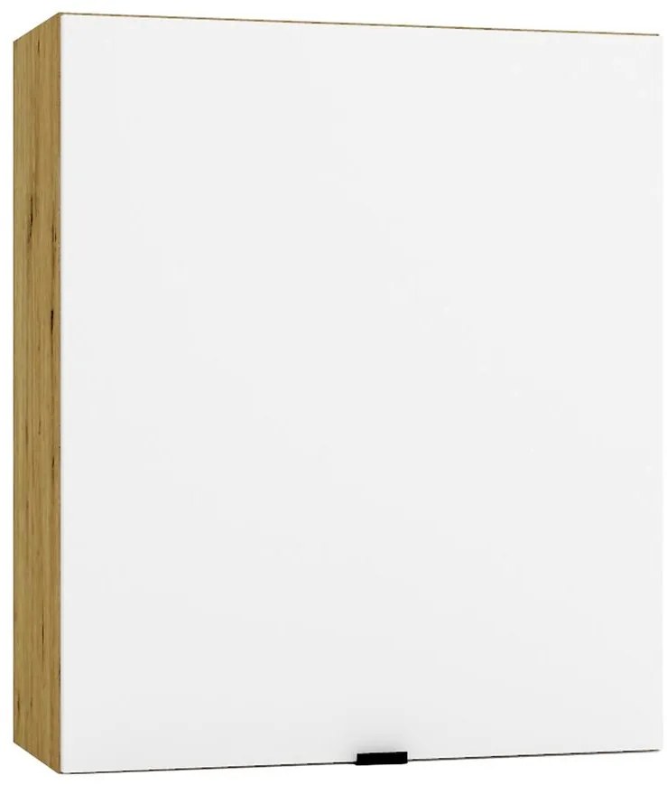 Kuchynská skrinka Cosmo Gianna W60 P/L Biely Aljašský/DubArtisan