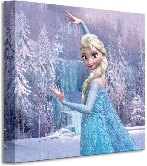 Obraz na plátne Disney Frozen Elsa Forest 30x30cm WDC91232