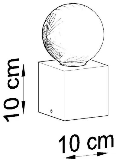 Sollux SL.0677 - Stolná lampa ABEL 1xE27/60W/230V