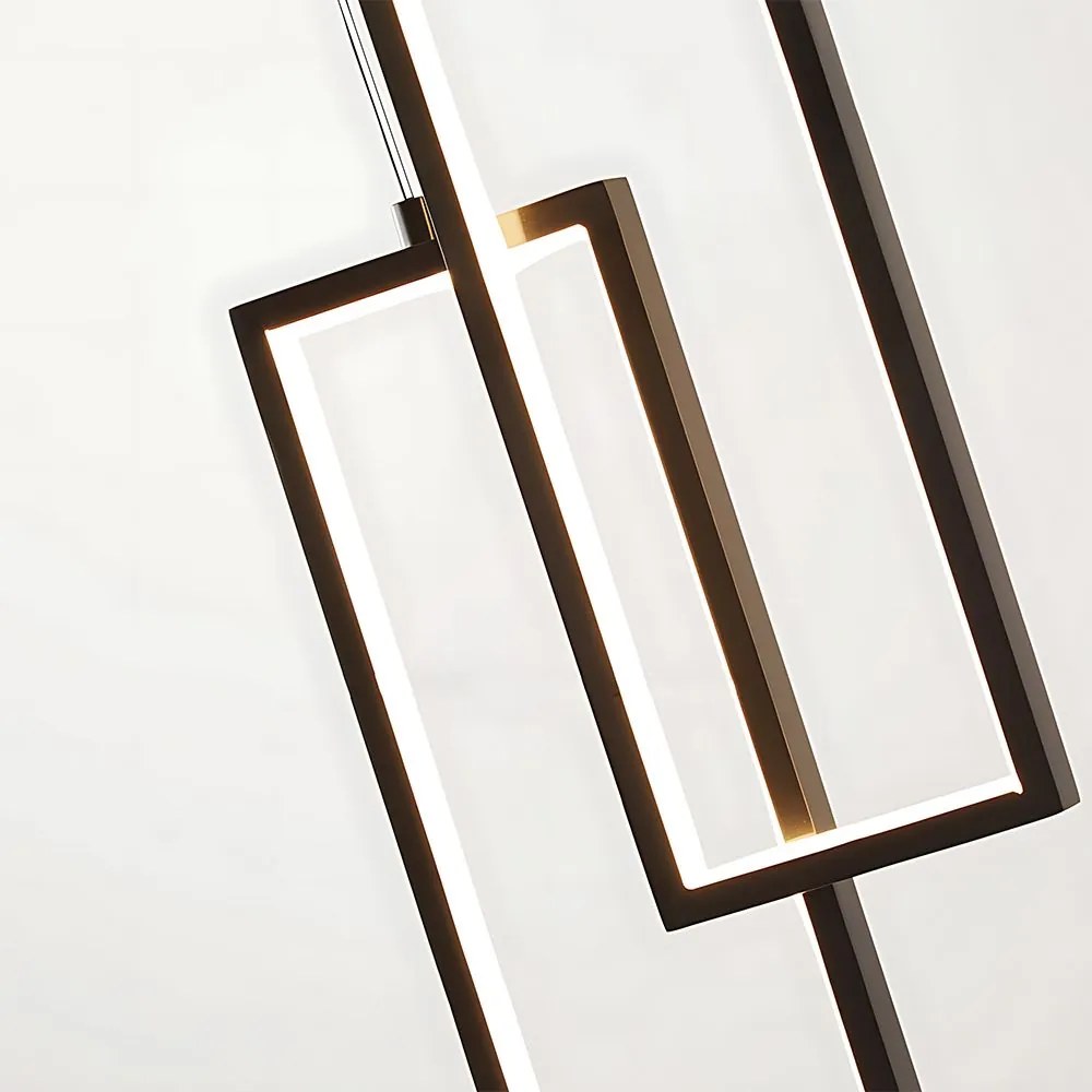 Toolight Toolight, LED závesné osvetlenie, 12W, 3000K, 3500lm, LHJ085-2CP, čierna, OSW-50059