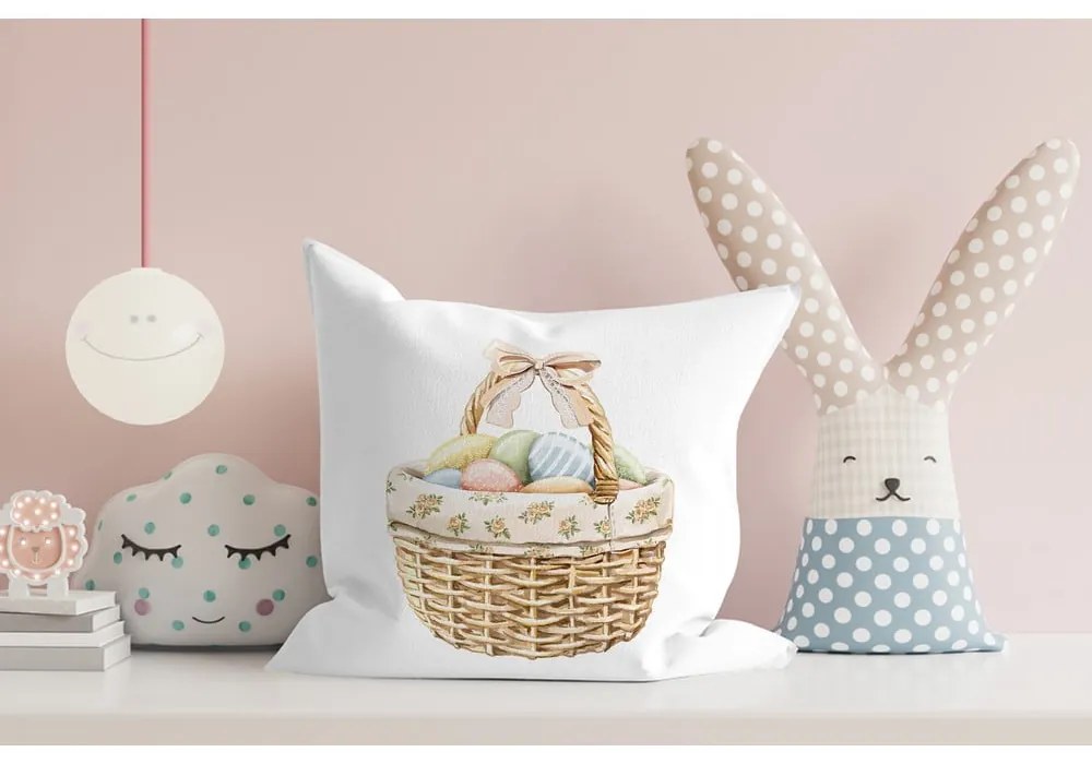 Obliečky na vankúše v súprave 4 ks s veľkonočným motívom 43x43 cm – Mila Home