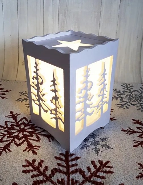 Vianočná lampa Lesík LED