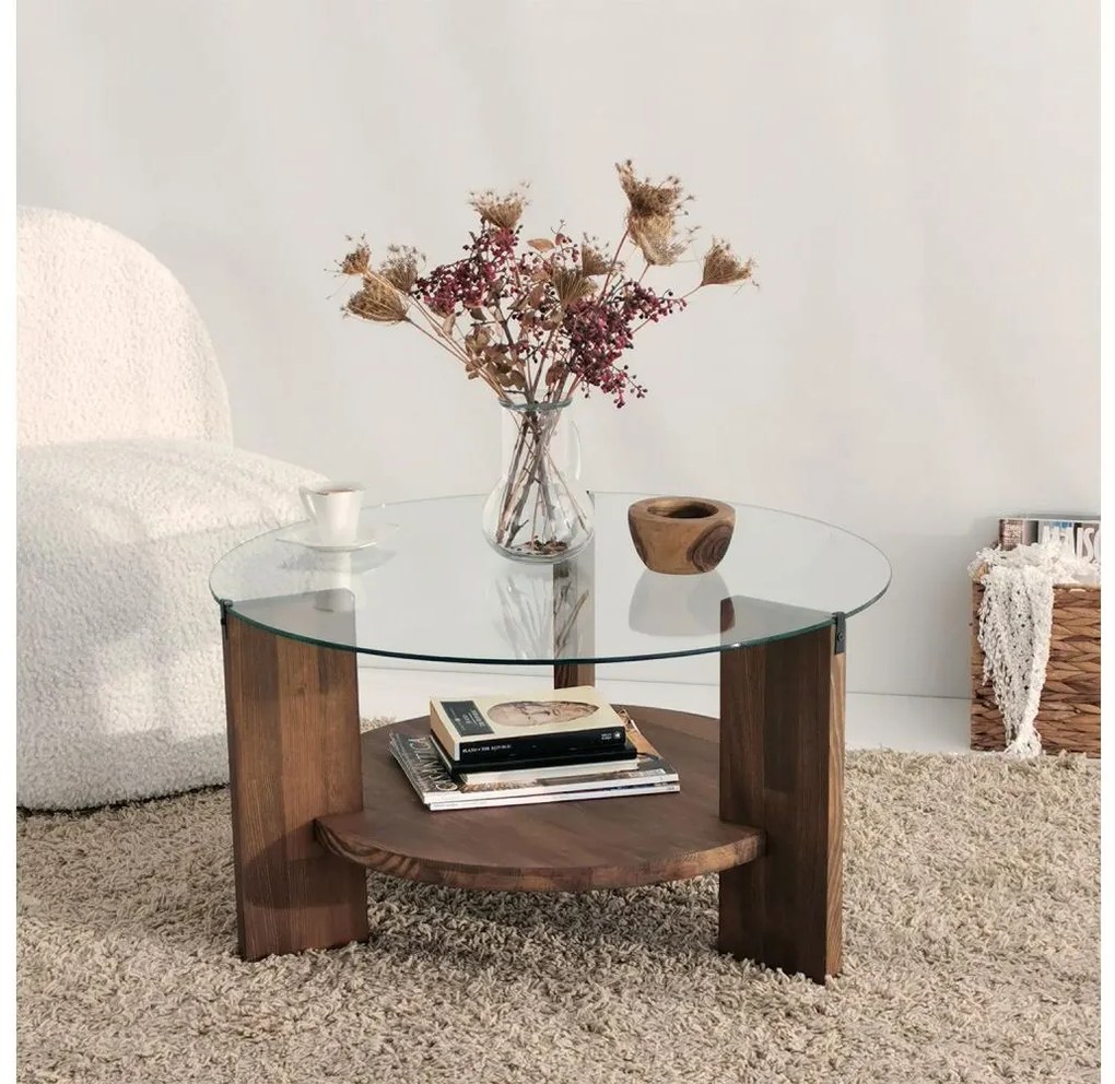 Konferenčný stolík MONDO 40x75 cm borovica/číra