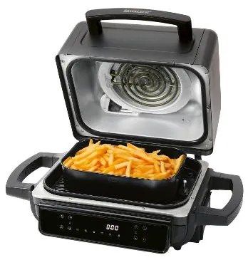 Silvercrest® Kitchen Tools Teplovzdušná fritéza s grilom a udiarňou Shlfs 2200 A1/Sohlfs 2200 A1 (100390462)