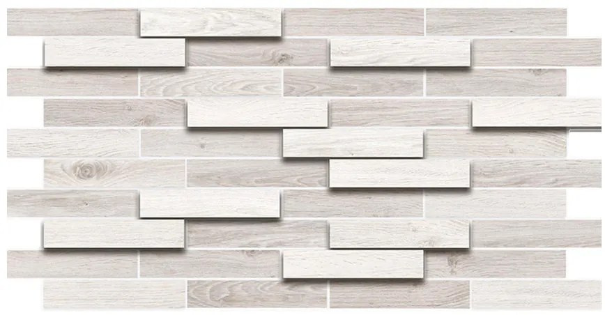 PVC 3D obkladový panel 98 x 48 cm - Parquet Light parkety svetlé