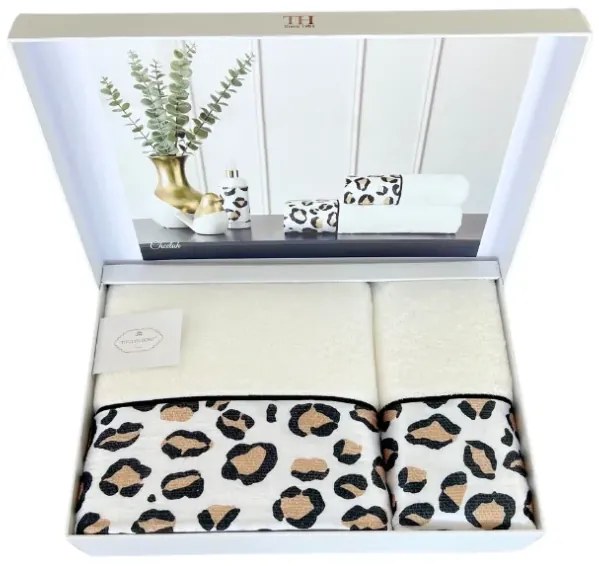 Soft Cotton Osuška a uterák CHEETAH v darčekovom balení