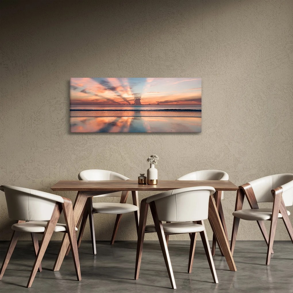 Obraz slnečných lúčov nad Daytonskú pláži (120x50 cm)